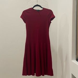 Ralph Lauren Burgundy T-Shirt Dress